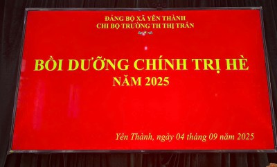 BỒI DƯỠNG CHÍNH TRÌ HÈ NĂM 2025